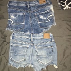 bundle two american eagle short shorts